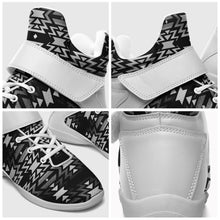 Load image into Gallery viewer, Black Fire Black and White Ipottaa Basketball / Sport High Top Shoes 49 Dzine 
