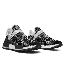 Load image into Gallery viewer, Black Fire Black and White Okaki Sneakers Shoes 49 Dzine 
