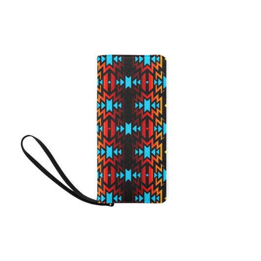 Black Fire Colors and Sky Women's Clutch Purse (Model 1637) Women's Clutch Purse (1637) e-joyer 