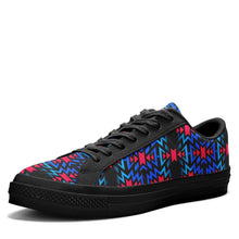 Load image into Gallery viewer, Black Fire Dragonfly Aapisi Low Top Canvas Shoes Black Sole 49 Dzine 
