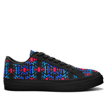 Load image into Gallery viewer, Black Fire Dragonfly Aapisi Low Top Canvas Shoes Black Sole 49 Dzine 
