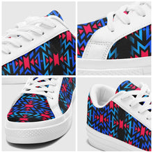 Load image into Gallery viewer, Black Fire Dragonfly Aapisi Low Top Canvas Shoes White Sole 49 Dzine 

