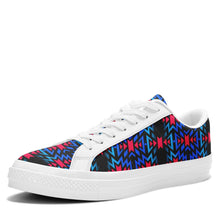 Load image into Gallery viewer, Black Fire Dragonfly Aapisi Low Top Canvas Shoes White Sole 49 Dzine 
