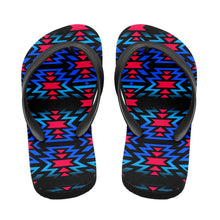 Load image into Gallery viewer, Black Fire Dragonfly Flip Flops 49 Dzine 
