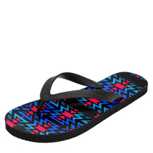 Load image into Gallery viewer, Black Fire Dragonfly Flip Flops 49 Dzine 
