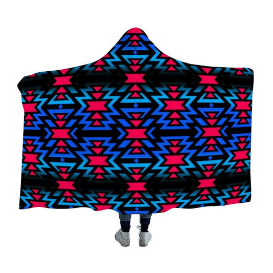 Black Fire Dragonfly Hooded Blanket 49 Dzine 