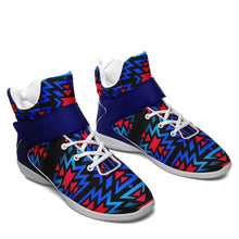 Load image into Gallery viewer, Black Fire Dragonfly Ipottaa Basketball / Sport High Top Shoes - White Sole 49 Dzine 
