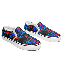 Load image into Gallery viewer, Black Fire Dragonfly Otoyimm Canvas Slip On Shoes 49 Dzine 
