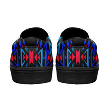 Load image into Gallery viewer, Black Fire Dragonfly Otoyimm Canvas Slip On Shoes 49 Dzine 
