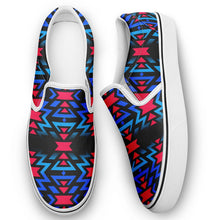 Load image into Gallery viewer, Black Fire Dragonfly Otoyimm Canvas Slip On Shoes 49 Dzine 
