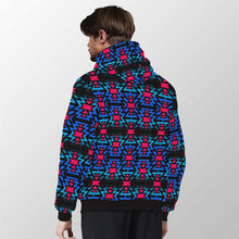 Load image into Gallery viewer, Black Fire Dragonfly Sherpa Hoodie 49 Dzine 
