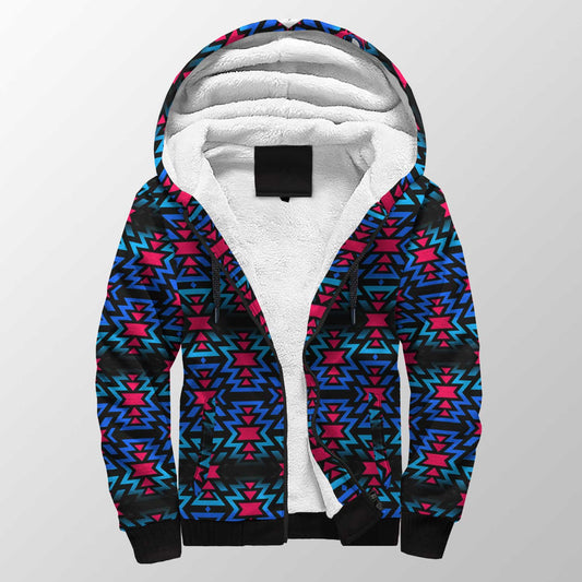 Black Fire Dragonfly Sherpa Hoodie 49 Dzine 