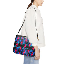 Load image into Gallery viewer, Black Fire Dragonfly Small Shoulder Bag (Model 1710) Small Shoulder Bag (1710) e-joyer 
