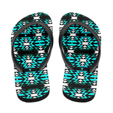 Load image into Gallery viewer, Black Fire Firefly Flip Flops 49 Dzine 
