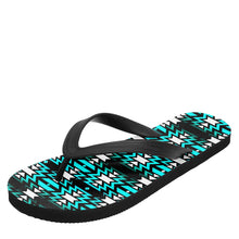 Load image into Gallery viewer, Black Fire Firefly Flip Flops 49 Dzine 
