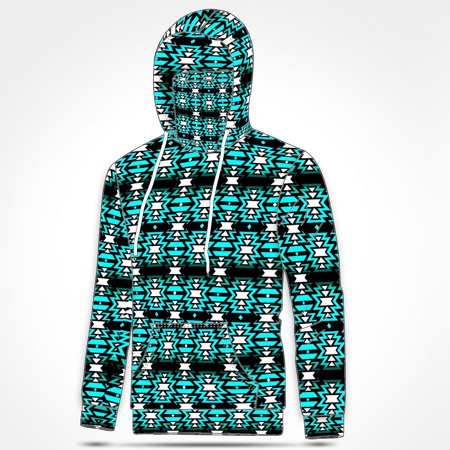 Black Fire Firefly Hoodie with Face Cover 49 Dzine 