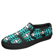 Load image into Gallery viewer, Black Fire Firefly Otoyimm Canvas Slip On Shoes 49 Dzine 
