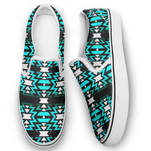 Load image into Gallery viewer, Black Fire Firefly Otoyimm Canvas Slip On Shoes 49 Dzine 
