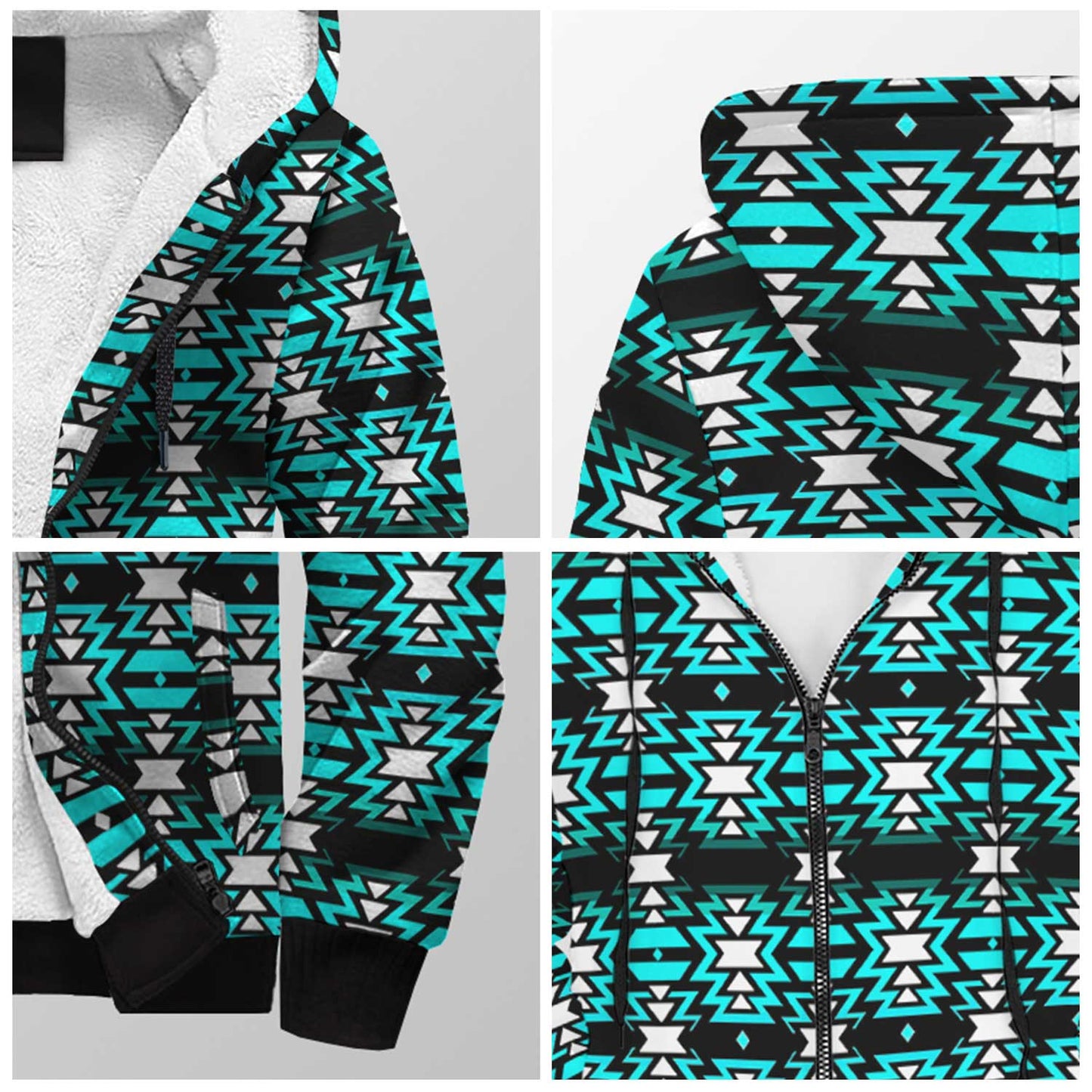 Black Fire Firefly Sherpa Hoodie 49 Dzine 