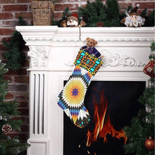 Load image into Gallery viewer, Black Fire Star Christmas Stocking Christmas Stocking e-joyer 
