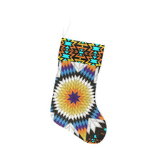 Load image into Gallery viewer, Black Fire Star Christmas Stocking Christmas Stocking e-joyer 
