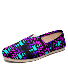 Load image into Gallery viewer, Black Fire Winter Sunset Casual Unisex Slip On Shoe Herman 
