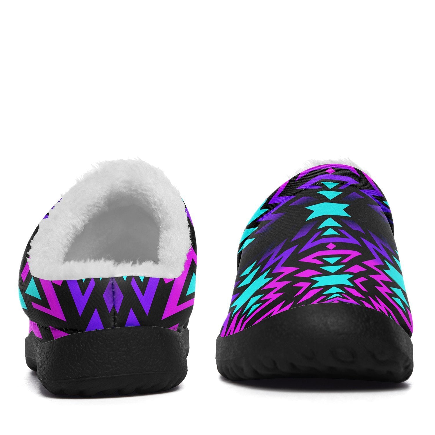 Black Fire Winter Sunset Ikinnii Indoor Slipper 49 Dzine 