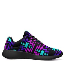 Load image into Gallery viewer, Black Fire Winter Sunset Ikkaayi Sport Sneakers 49 Dzine 
