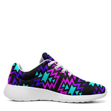 Load image into Gallery viewer, Black Fire Winter Sunset Ikkaayi Sport Sneakers 49 Dzine 
