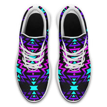 Load image into Gallery viewer, Black Fire Winter Sunset Ikkaayi Sport Sneakers 49 Dzine 
