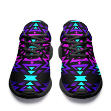 Load image into Gallery viewer, Black Fire Winter Sunset Ikkaayi Sport Sneakers 49 Dzine 
