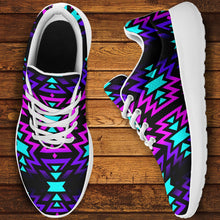 Load image into Gallery viewer, Black Fire Winter Sunset Ikkaayi Sport Sneakers 49 Dzine 
