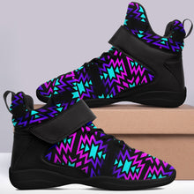 Load image into Gallery viewer, Black Fire Winter Sunset Ipottaa Basketball / Sport High Top Shoes 49 Dzine 
