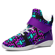 Load image into Gallery viewer, Black Fire Winter Sunset Ipottaa Basketball / Sport High Top Shoes 49 Dzine 
