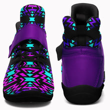 Load image into Gallery viewer, Black Fire Winter Sunset Ipottaa Basketball / Sport High Top Shoes 49 Dzine 
