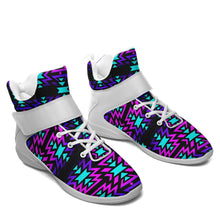 Load image into Gallery viewer, Black Fire Winter Sunset Ipottaa Basketball / Sport High Top Shoes 49 Dzine 
