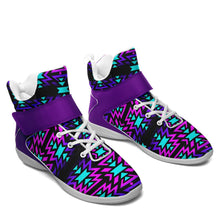 Load image into Gallery viewer, Black Fire Winter Sunset Ipottaa Basketball / Sport High Top Shoes 49 Dzine 
