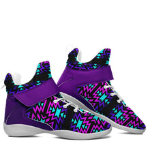 Load image into Gallery viewer, Black Fire Winter Sunset Ipottaa Basketball / Sport High Top Shoes 49 Dzine 
