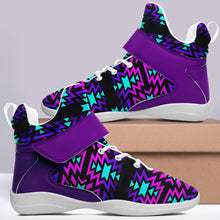 Load image into Gallery viewer, Black Fire Winter Sunset Ipottaa Basketball / Sport High Top Shoes 49 Dzine 
