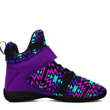 Load image into Gallery viewer, Black Fire Winter Sunset Ipottaa Basketball / Sport High Top Shoes 49 Dzine 
