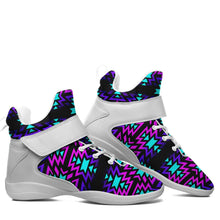 Load image into Gallery viewer, Black Fire Winter Sunset Ipottaa Basketball / Sport High Top Shoes 49 Dzine 
