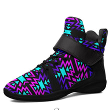 Load image into Gallery viewer, Black Fire Winter Sunset Ipottaa Basketball / Sport High Top Shoes 49 Dzine 
