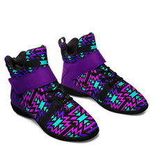 Load image into Gallery viewer, Black Fire Winter Sunset Ipottaa Basketball / Sport High Top Shoes 49 Dzine 
