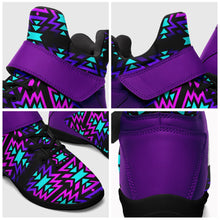 Load image into Gallery viewer, Black Fire Winter Sunset Ipottaa Basketball / Sport High Top Shoes 49 Dzine 
