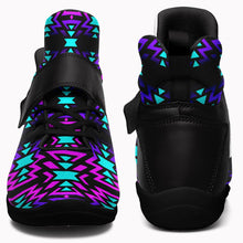 Load image into Gallery viewer, Black Fire Winter Sunset Ipottaa Basketball / Sport High Top Shoes 49 Dzine 
