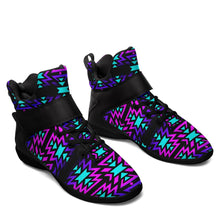 Load image into Gallery viewer, Black Fire Winter Sunset Ipottaa Basketball / Sport High Top Shoes 49 Dzine 
