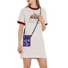 Load image into Gallery viewer, Black Fire Winter Sunset Small Cell Phone Purse (Model 1711) Small Cell Phone Purse (1711) e-joyer 
