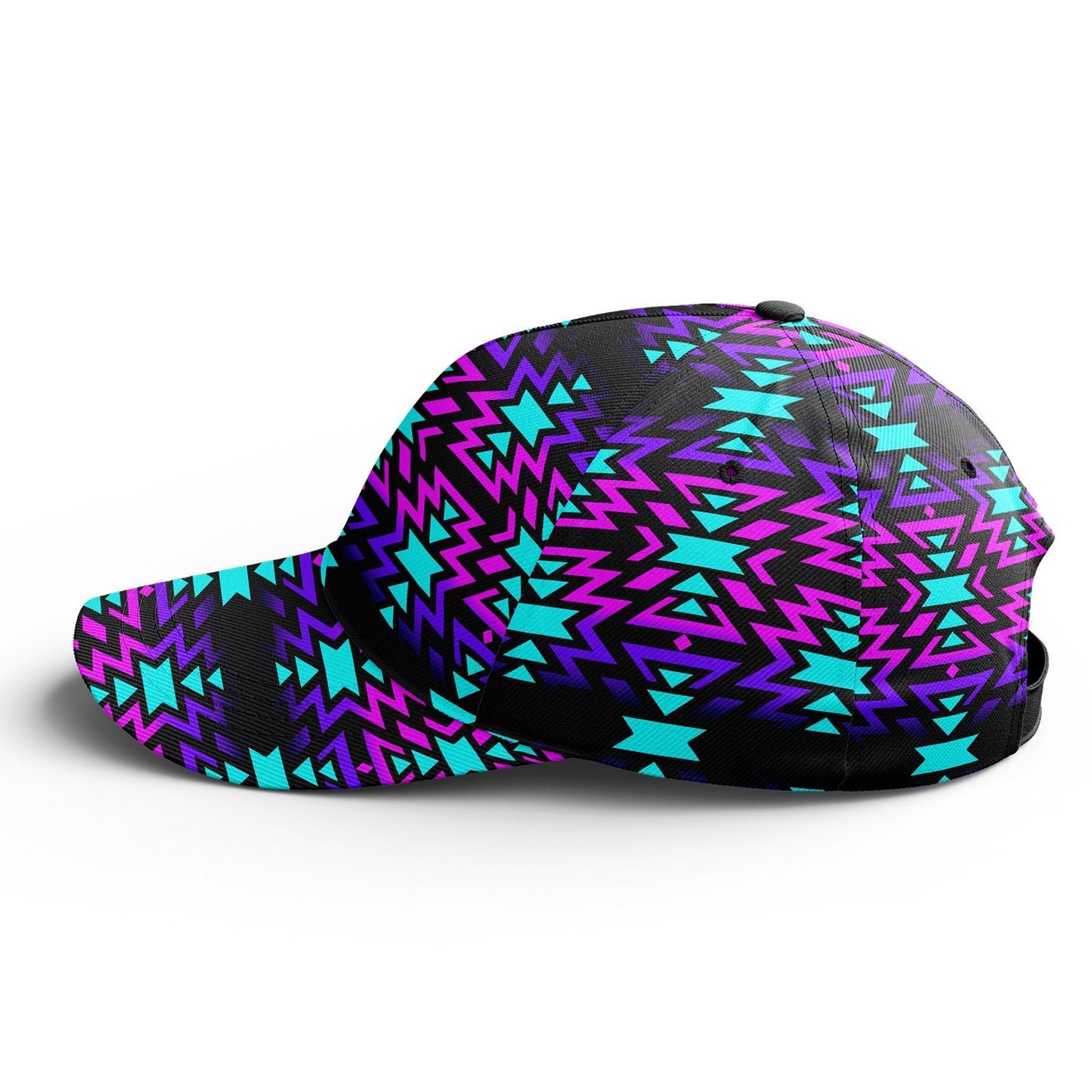 Black Fire Winter Sunset Snapback Hat hat Herman 