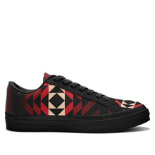 Load image into Gallery viewer, Black Rose Aapisi Low Top Canvas Shoes Black Sole aapisi Herman 
