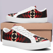 Load image into Gallery viewer, Black Rose Aapisi Low Top Canvas Shoes White Sole aapisi Herman 
